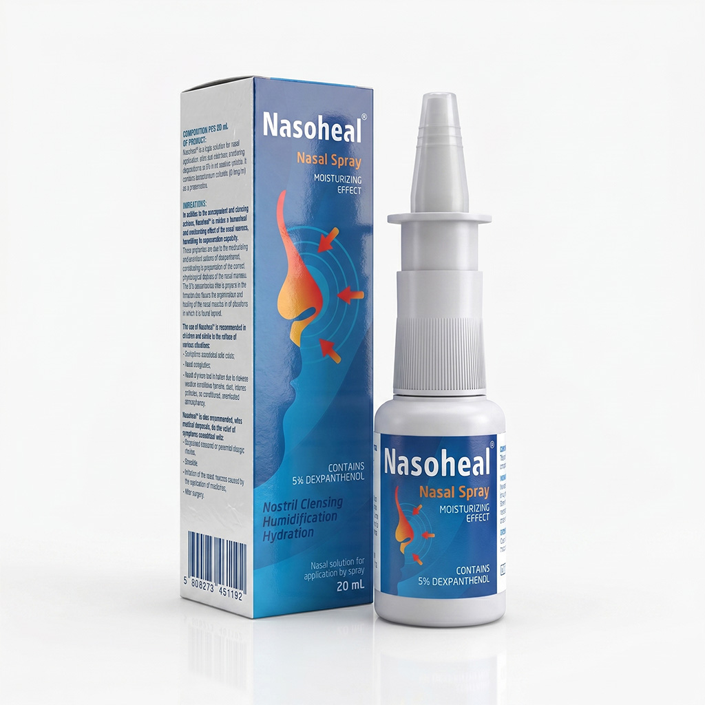 packshot of box and spray
