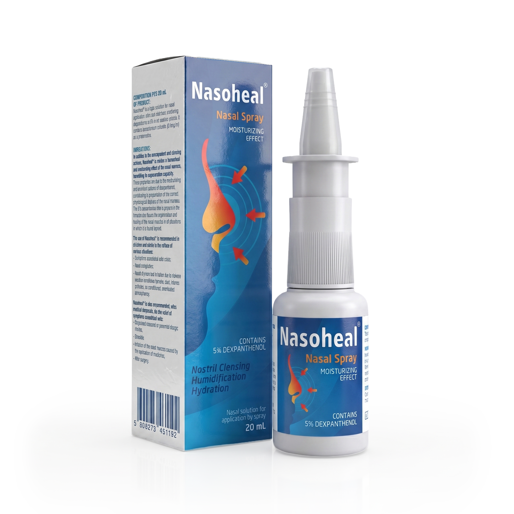 packshot of box and spray